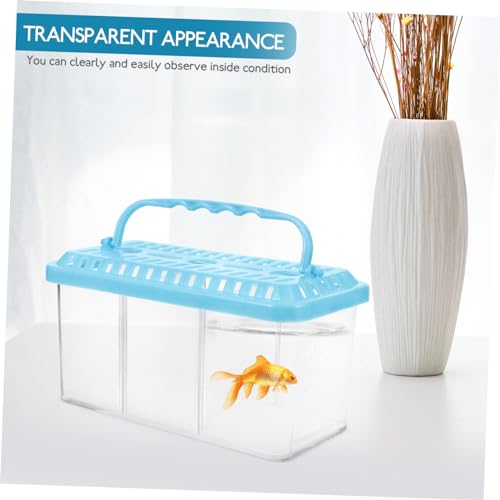TOYANDONA Transparent Fish Breeding Tank Isolation Box Removable Divider for Betta Fish Safe Feeding System for Breeding and Isolation Aquariums
