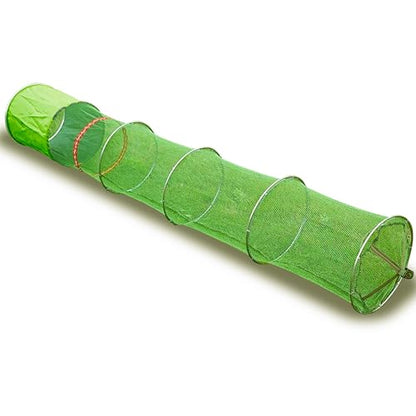 Large Foldable Fishing Fine Mesh Keep Net Collapsible Landing Keep Net for Still Fishing Anglers