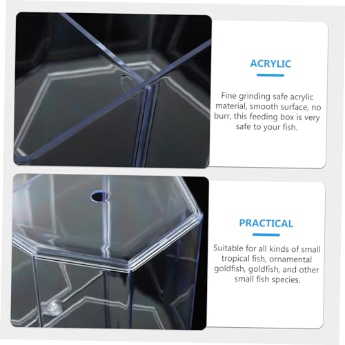 HANABASS Fish Breeder Box Isolation Tank for Betta Fish Easy to Clean and Observe for Home Aquariums and Hatching