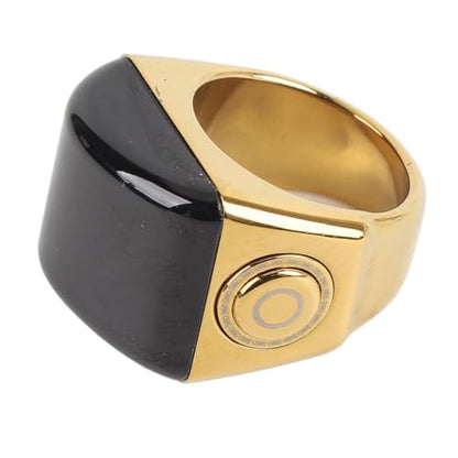Smart Ring Counter Zinc Alloy Smart Tasbih Ring IP67 Digital Rechargeable Finger Counter Prayer Time Reminder Unisex (20mm) - size: 20mm
