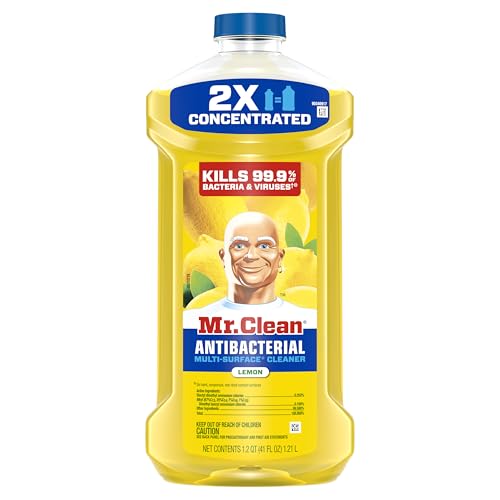 Mr. Clean All Purpose Cleaner, Floor Cleaner for Mopping, Cleaning Liquid, Lemon, 41oz - size: 41 Fl Oz (Pack of 1)