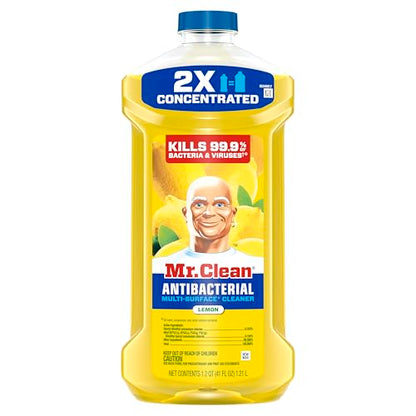 Mr. Clean All Purpose Cleaner, Floor Cleaner for Mopping, Cleaning Liquid, Lemon, 41oz - size: 41 Fl Oz (Pack of 1)