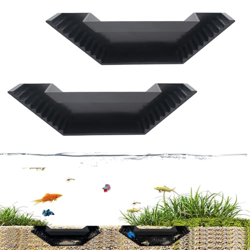 2 PCS Shrimp Cave Underground Tunnel, Viewing Small Fish Hideout with 2 Entrances Aquarium Breeding Cave, Fish Tank Decorations for Small Shrimp, Cherry Shrimp, Dwarf Shrimp