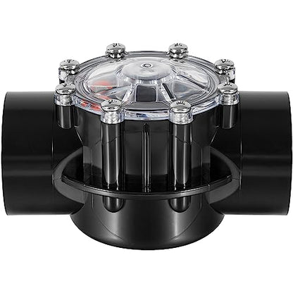 Replacement for Jandy 7305 Check Valve 180° 2" to 2.5" – CPVC Pool/Spa Straight Through Flow Valve,Clear Lid, Stainless Steel Spring, Compatible with Jandy Pro Series –170 GPM Rated - for Pools & Spas