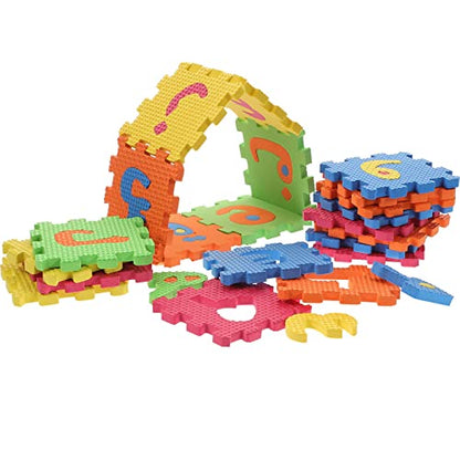 Arabic Alphabet Mat 36pcs Interlocking Alphabet Floor Crawling Play Mat Arabic Letter Learing Flooring Tiles for Bedroom Playroom