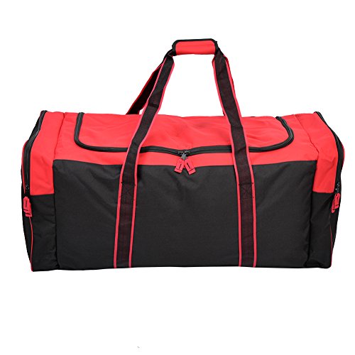 튼튼한 멀티 포켓 내구성 스포츠 체육관 장비 여행 더플 백 - color: XL 91.4cm(36인치) 레드, size: 36IN