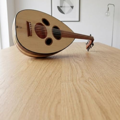 Quality Professional Arabian Oud With Soft Carry Case (Walnut - Linden)
