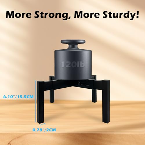 2 Pcs Heavy Duty Adjustable Metal Plant Stand for 10"-16" Plant Pot – Indoor & Outdoor (Black 2 Pack) - color: Mini 2Pcs Black 10-16", style: 3 - Mini