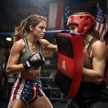 Amber Fight Gear Curved Body Punching Shield Striking Kick Shield for Boxing Punching Pad Muay Thai Training Foot Target Strike Body Shield, MMA, TKD, Martial Arts, Karate Workout 25”x16”x5”