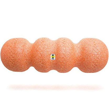 Rollga PRO - High Density Foam Roller for Exercise & Back Pain, 18 inches | Patented Grooves Protect Spine & Bone, Bumps Reach Deeper, Design Mimics Hands-On Massage, Increase Flexibility 22% - color: Orange
