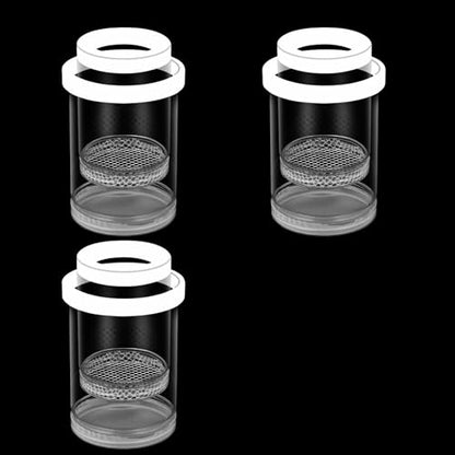 3PCS Aquariums Isolation Box for Protecting Fish and Shrimp from Larger Tanks Inhabitant Growth and Breeding Fish Breeding Box - color: Small white