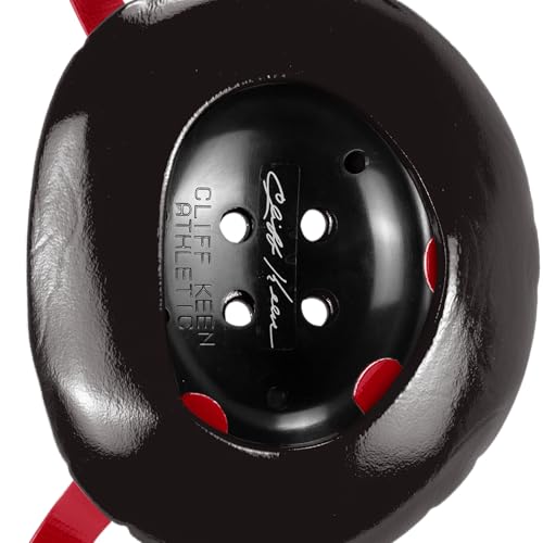 Cliff Keen Signature Wrestling Headgear - color: Black / Scarlet