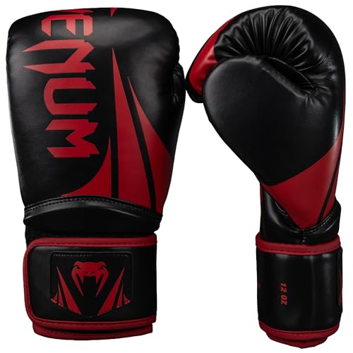 Venum Challenger Boxing Gloves - color: Black/Red, size: 10-Ounce, style: Challenger 2.5