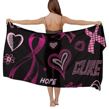 Chiffon Shawl Scarf Sarong And Sun Protective Shawl Long Lightweight Travel Scarf - color: Color459