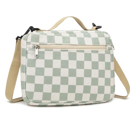 Bible Cover Case for Women Large Bible Cover for Girls Bible Study Supplies Accessories with Handle and Shoulder Strap | Durable - color: Light Green