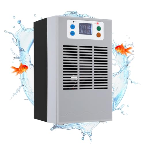 Aquarium Chiller Water Chiller, 30L/7.93GAL Aquarium Cooler 100W, Chiller Constant Temperature Cooling System for Fish Tank,Jellyfish,Coral