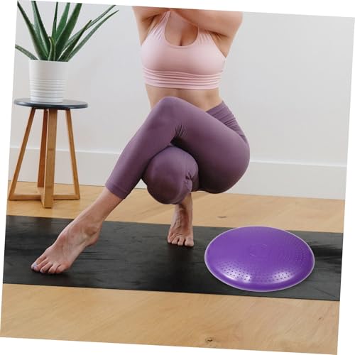 GANAZONO Thickened Inflated Wobble Cushion for Core Stability Sensory Training Pad Comfortable Balance Disc for Yoga Fitness and Exercise Versatile Kneeling Cushion for Ages