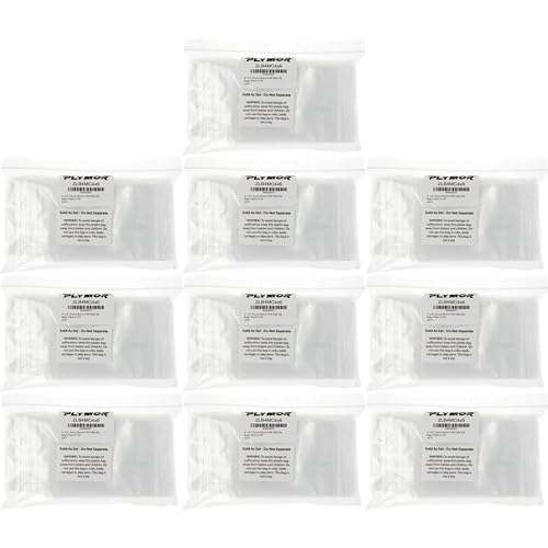 Plymor 4 x 6 inch, 4 Mil Zipper Reclosable Bags (Case of 1,000) | Heavy-duty plastic for hardware, crafts, beads, jewelry, cosmetics, candy, snacks & small parts - size: 4" x 6" (1,000 Count)