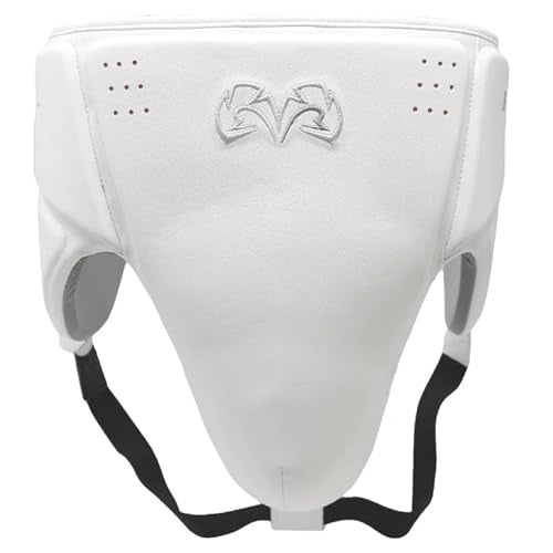 RIVAL Boxing RNFL10 360 Groin Protector with Intelli-Shock D3O Foam, Intelligently Adapts to The Intensity of Any Hit - color: White, size: Medium