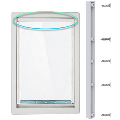 1pcs Plastic Bracket Fits Ideal Pet Products Pet Door 15" x 20" Flap - size: Super Large