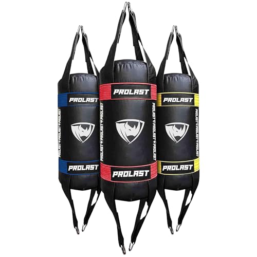 Small Double End Hanging Punching Bag, Boxing, Muay Thai, MMA Training Equipment, Cylindrical, Portable, Filled, Lightweight - color: Red