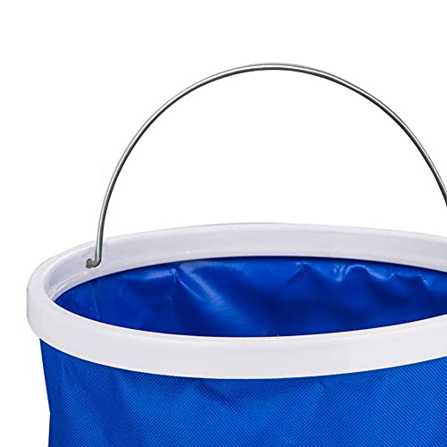 QWEQWE Foldable Bucket, Aquarium Water Change Pail, Outdoor water storage container for Camping, Hiking, Gardening, Space-Saving Packable pail for Car, RV, Fishing, Fruit Picking & More