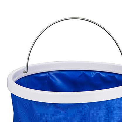 QWEQWE Foldable Bucket, Aquarium Water Change Pail, Outdoor water storage container for Camping, Hiking, Gardening, Space-Saving Packable pail for Car, RV, Fishing, Fruit Picking & More