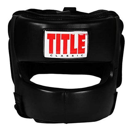 Title Classic Face Protector Headgear - Boxing Headgear, MMA Gear, Headgear, Sparring Gear, Headgear Boxing, Sparring Boxing Head Gear, Sparring Headgear, Muay Thai Headgear - size: Adult