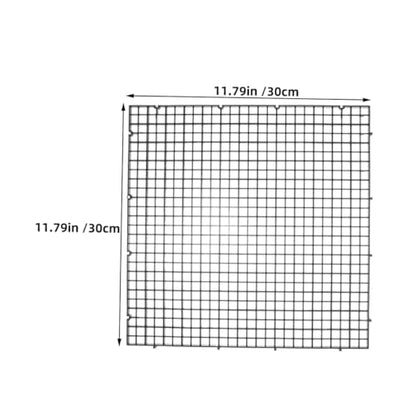 VICASKY 4sets Fish Tank Divider Isolation Board Plastic Grate Crate Design for Safe Fish Separation Bottom Tray for Aquariums and Pet Enclosures