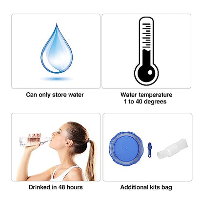 REDCAMP 4 Gallon/15L Portable Water Container with Spigot,Camping Water Jug,Camping Water Container, Large Water Tank,Portable Emergency Water Storage for Camping,Car,Hiking,Hurricane Supplies | BPA Free Camping Water Jug, No Leakage Water Tank, Portable