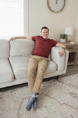 Men's – Christian Crew Socks for Men with Scripture | Moisture-Wicking | Easter Gift Idea - color: Armor of God