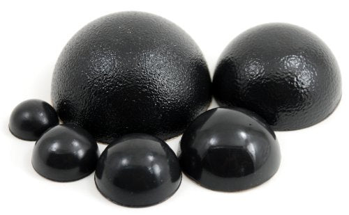 1.25" Dia Sorbothane Hemisphere Rubber Bumper Non-Skid Feet with Adhesive (4, 50 Duro)