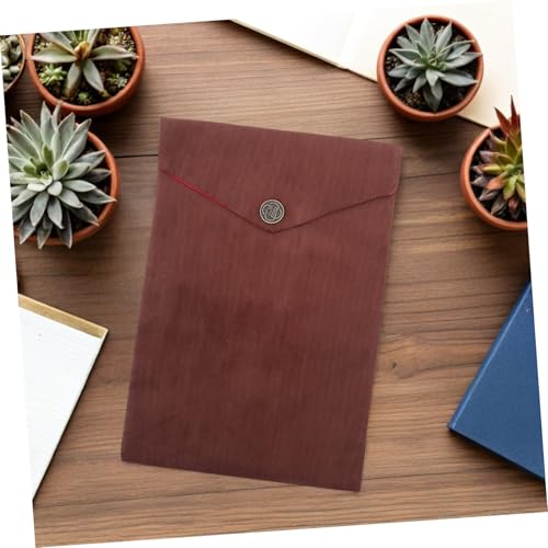 Buddhist Scriptures Pouch Quran Pouch Coffee Color Velvet Religious Book Storage Bag for Temple Use