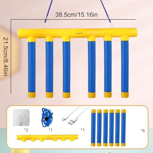 Reflective Drop Stick Challenge, Drop The Stick Game, Catch All DRO p Sticks Game, Hand Speed Challenge Ga me, Hand Eye Coordination Reaction Training Toy, Adjustable Speed, 3 Adjustable Speeds - color: Blue
