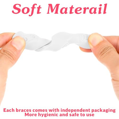 Frienda 50 Pcs Football Mouth Guards Bulk Youth Football Mouthpiece Sports Athletic Mouthguard Teeth Guard for Hockey Karate Basketball Boxing Lacrosse Rugby - color: Pink,white