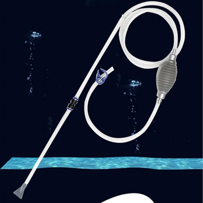 Aquarium Water Change Fish for Siphon Gravels with Long Hose Small Tanks Maintenance Tool