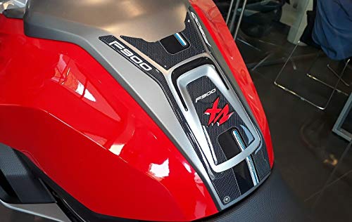 labelbike 3D Sticker Motorcycle Tank Pad Compatible with BMW | F900XR, Resin Protection, Anti-scratch, Decoration