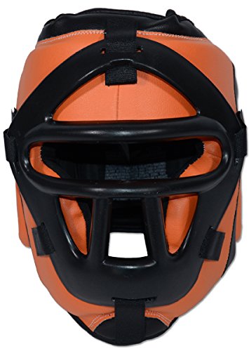 Ring to Cage Removable Safety Mask Training Headgear for Boxing, Muay Thai, MMA, Kickboxing - Youth and Adult Size - size: Small/Medium (19” to 22” Head circumference)