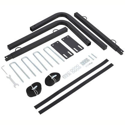 RV Bumper Tote Tank Holder with Anti-Slip Pads & Full Kit - Fits 4" & 4.5" Bumpers, Universal for 15-36 Gallon Tanks, Heavy-Duty Mount for RVs Without Ladder