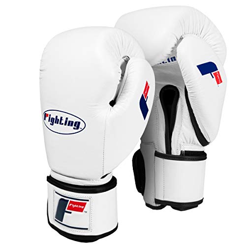 Fighting Sports Fury Professional Training Gloves - Boxing Gloves Boxing, Training Gloves, MMA Gloves, Oz Training Gloves, Kickboxing Gloves, Punching Bag Gloves, Sparring Gloves - color: White, size: 14 oz