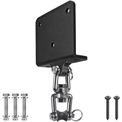Kipika Heavy Bag Hanger Wall Mount Punching, Rotatable Heavy Duty Boxing Bag Bracket for Home Gym Indoor, Adjustable Length for Kickboxing Bag, Muay Thai Bag,Speed Bag - color: 360° Swivel beam hanger