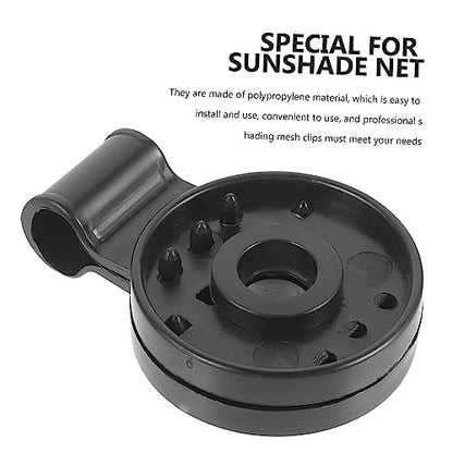 Kisangel 20pcs Plastic Buckle Clips for Sunshade Mesh Gardening Accessories Durable PP Material Greenhouse Netting Fasteners Easy to Install for Garden Covers and Raised Beds