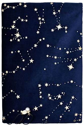 BLBMH 6x9 Bible Book Cover for Women, Non-Stretch Fabric Protector for Paperback, Soft Cloth Sleeve with Bookmark for Journals Notebooks | Privacy Reading Gift - Velvet Blue - color: Velvet Blue