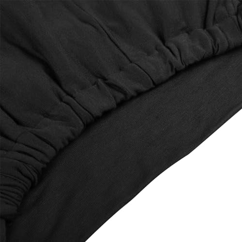 Women Under Hijab Cap Islamic Underscarf Turbans for Women Solid Color Hijab Bonnet Caps Muslim Scarf Inner Cap - color: Black
