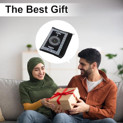 Kufi Hats for Men with Portable Travel Prayer Mat Islam and Tasbih Prayer Beads Set,Islamic Gift,Muslim Gifts,Eid Mubarak Gifts,Ramadan Gifts,Muslim Prayer Rug,Muslim Cap,Muslim Prayer Beads Set