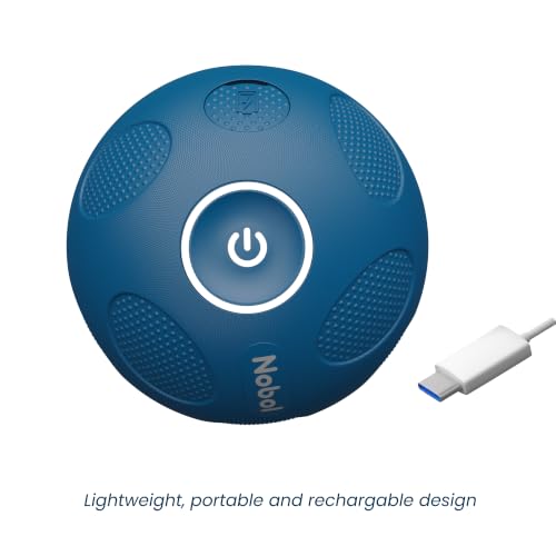MyoSphere® Vibration Massage Ball Portable Muscle Recovery Tool | Nobol Deep Tissue Vibration Rechargeable Massager - Nobol Blue - color: Nobol Blue