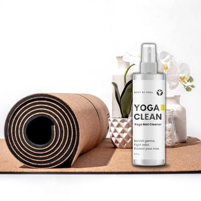 Yoga Mat With Cleaning Spray