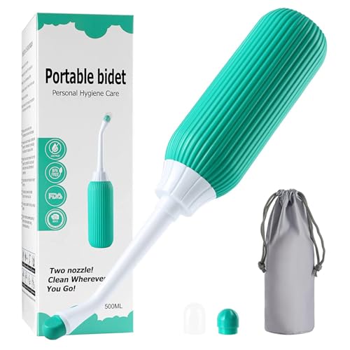Portable 500 ml Reusable Squeeze Bottle with Angled Nozzle – Green