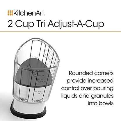 KitchenArt Pro Adjustable Measuring Set, Includes Adjustable Tablespoon, Teaspoon, and 2 Cup Measuring Cup - size: Tablespoon, Teaspoon, 2 Cup