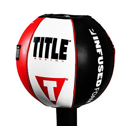 TITLE Boxing Deluxe King Cobra Reflex Bag - Freestanding, Portable Punching Bag for Boxing Improvement